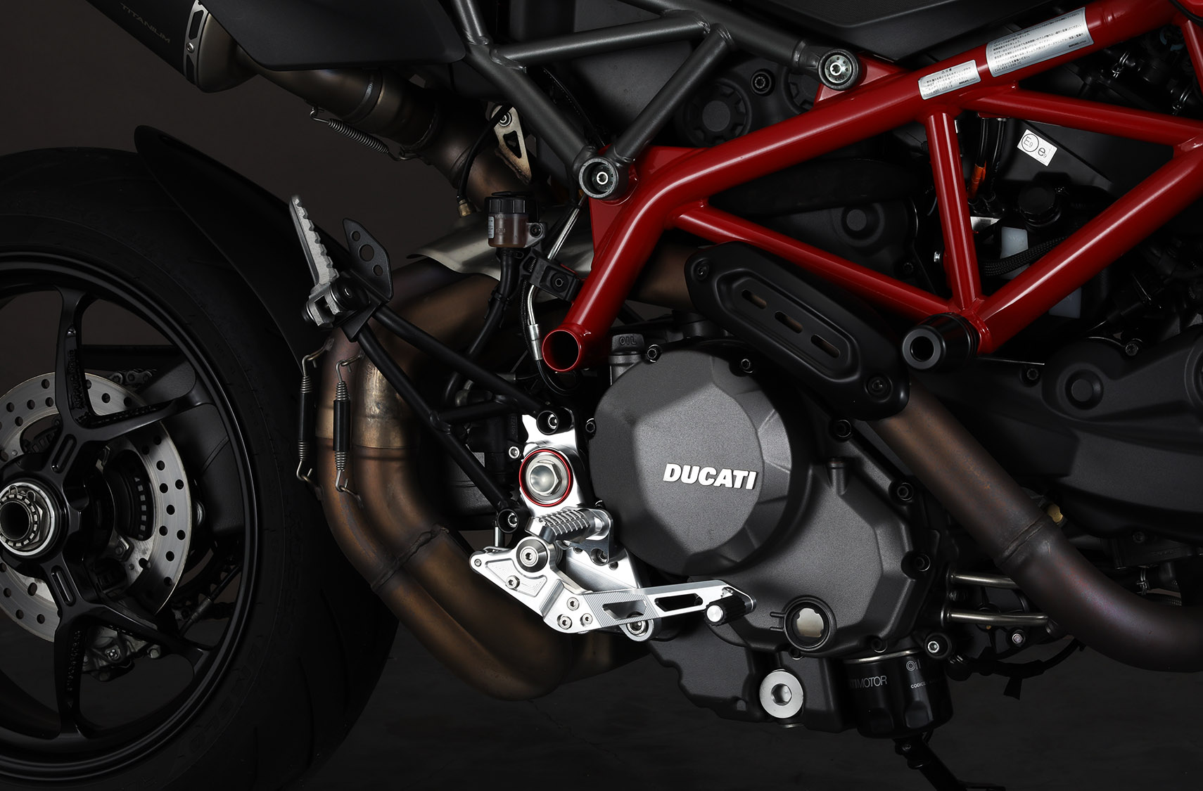 AELLA Riding Step Kit (Rearsets) for the Ducati Hypermotard 950 / SP